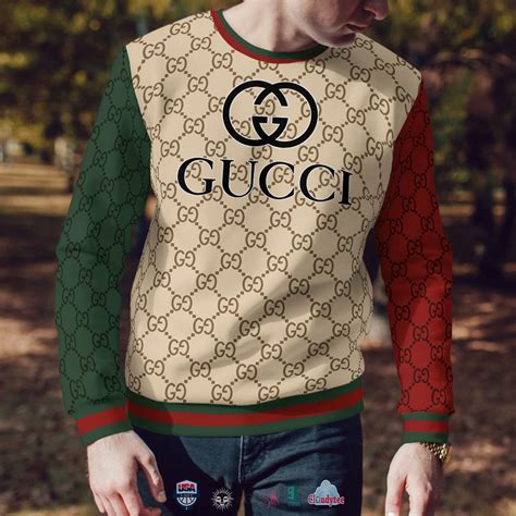 gucci ugly christmas sweater|gucci floral striped sweater.